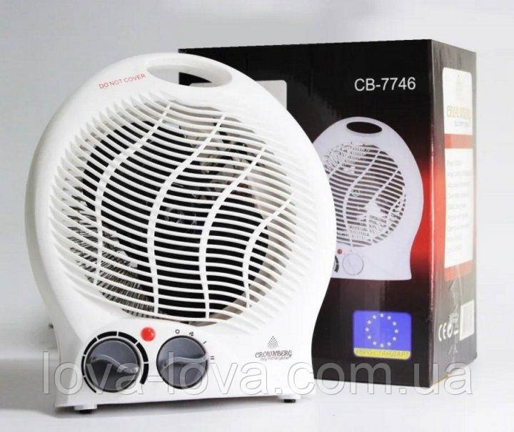 Тепловентилятор Crownberg CB-7746 дуйка с мощностью 2000 Вт