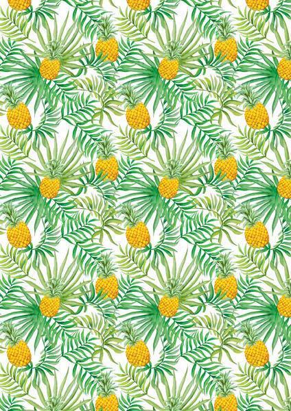 Оверлей Ананаси фон 21х29,7 см