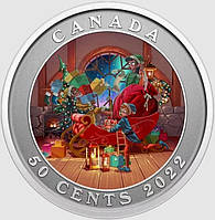 Новорічна монета "Санчата Санти" Канада