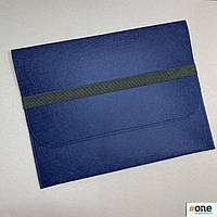 Чехол-конверт для MacBook 14 чехол для ноутбука диагональ 14 фетровый войлочный чехол темно-синий L4R
