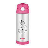 Thermos FUNtainer Дитячий термос з трубочкою 470мл, лисиця 12002301