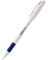 Ручка гелева з грипом, DG2045 корпус білий, стрижень синій. Delta by Axent