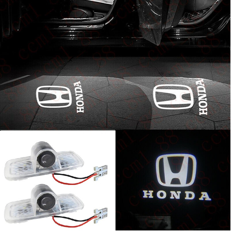 Подсветка двери с логотипом Honda Sienna (04-13), Accord Crosstour (11-16), Passport (19), Pilot (09-19) 2шт