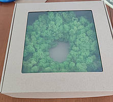 Коробка з крафт картону з віконечком подарункова 330*300*10мм якість