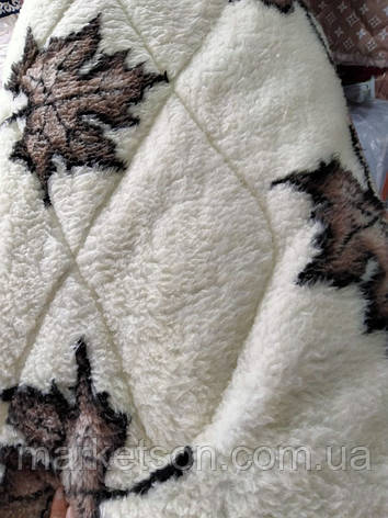 Зимова Хутряна ковдра 195х215 Ковдра відкрита Хутряна.Арктика, фото 1