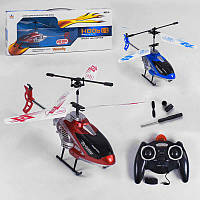 Вертоліт на радіокеруванні H 806 D (24) акумулятор, гіроскоп, LED-лампочка, 2 кольори, в коробці