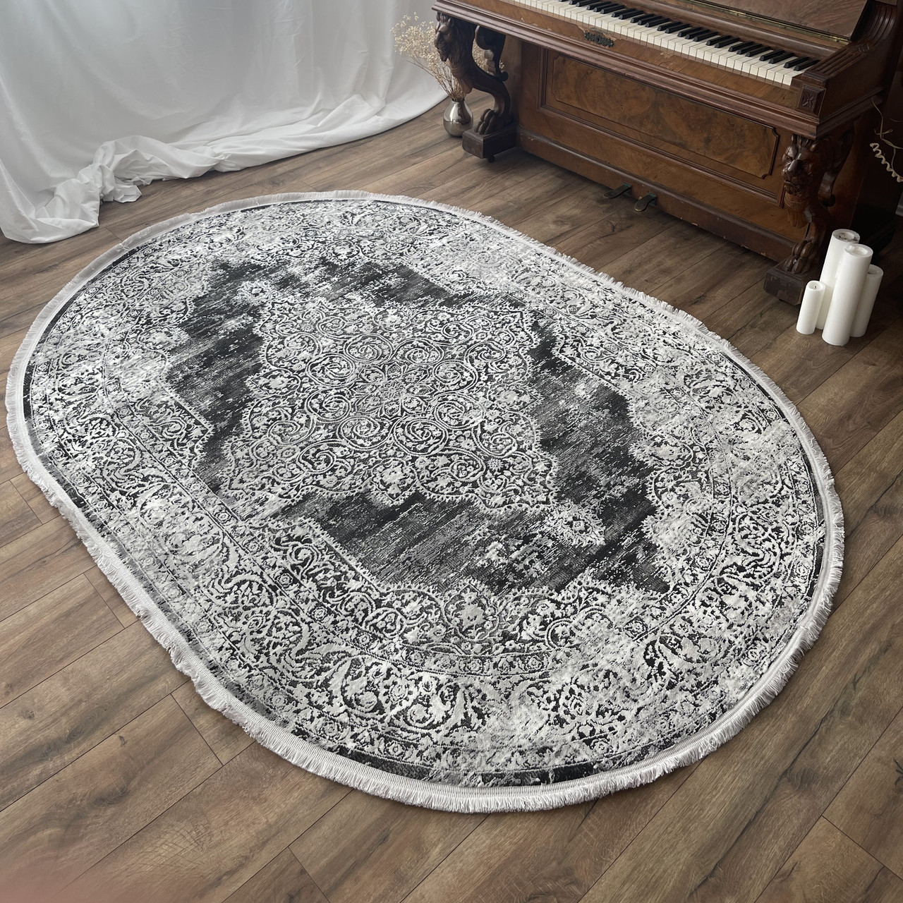 Сучасний килим 3068 овальний, фото 1