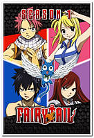 Fairy Tail Фейри Тейл - плакат аниме