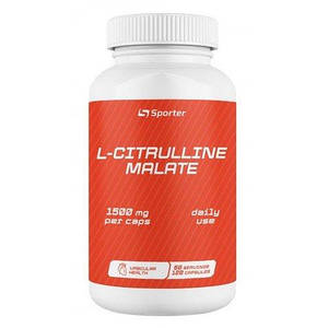 Цитрулін Sporter L-Citrulline malate 1500 мг 120 капс.