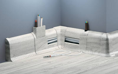 Плінтус ПВХ Cezar