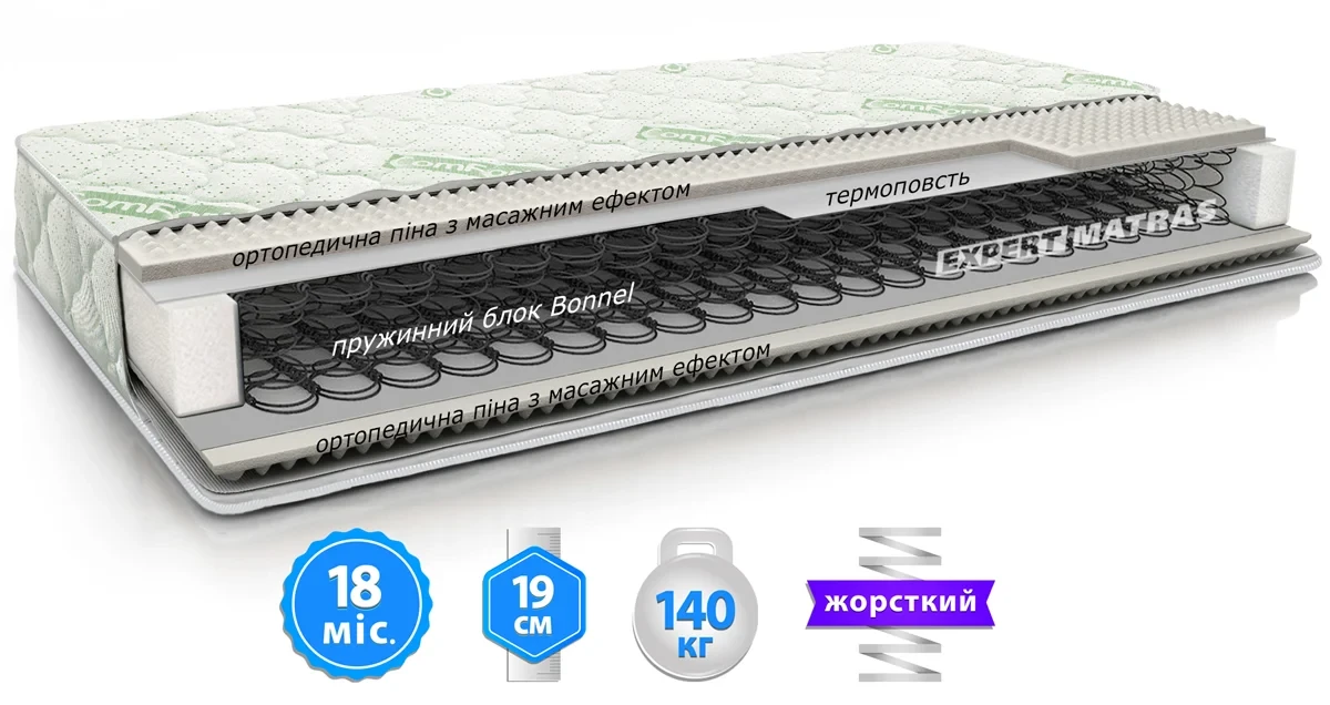 Матрац ComFort HARD/КомФорт ХАРД Sleep&Fly