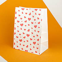 Пакет подарочный Сердца 260*150*350 Пакет подарочный С любовью Упаковочные пакеты с рисунком