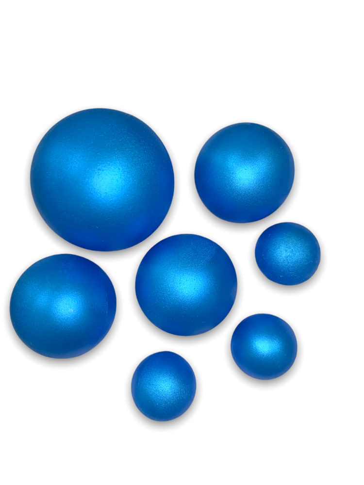 Набір сфери перламутрові сині
