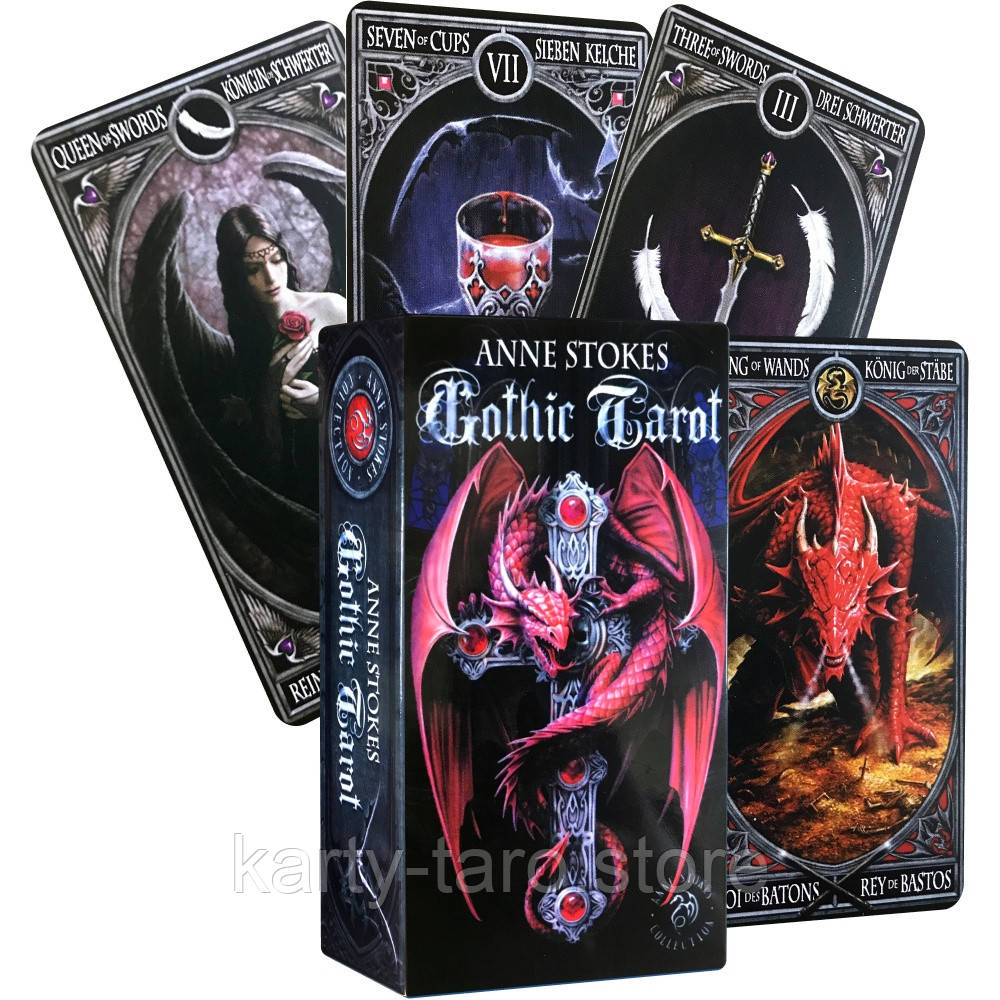 Купить Карты таро Готическое Таро Gothic Tarot Anne Stokes в Киеве от ...
