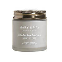 Mary&May CICA TeaTree Soothing Wash off Pack Заспокійлива глиняна маска, 125 г