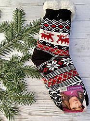 Шкарпетки жіночі з хутра, носки жіночі овчина,носки теплі, носки з овечої шерсті 35-38, 39-41 чорний