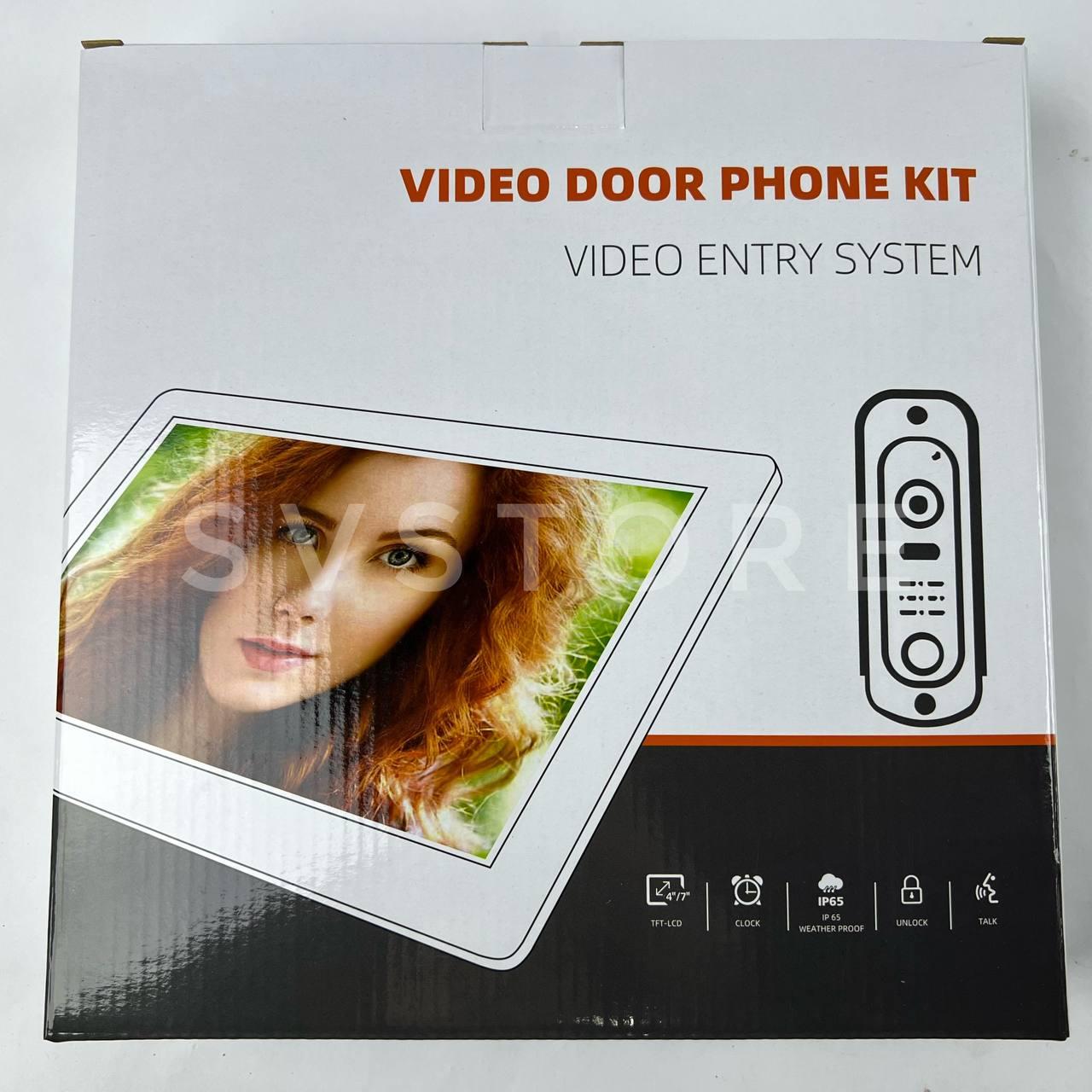 Видеодомофон для дома 7-дюймовый монитор + HD-камера Wi-Fi IP умный ...