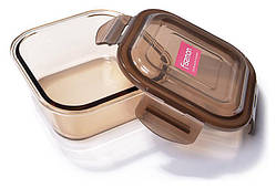 Контейнер для продуктів Fisman Luxor 800 мл скляний, 15х15х6см