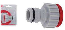 Адаптер універсальний для конектора INTERTOOL GE-1010 1/2" з внутрішньою різьбою 1/2" & 3/4" [GE-1010]