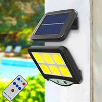 Фонарь уличный на солнечной панели BL BK128-6COB solar light Светильник уличный фонарь на солнечной батарее