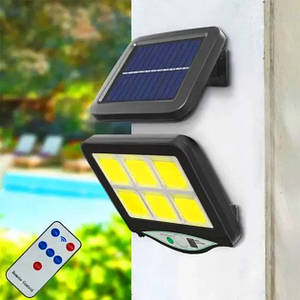 Ліхтар вуличний на сонячній панелі BL BK128-6COB solar light