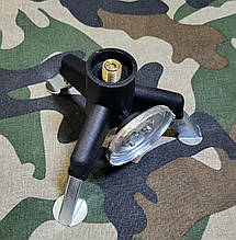 Перехідник тринога з цангового балона на різьбовий пальник