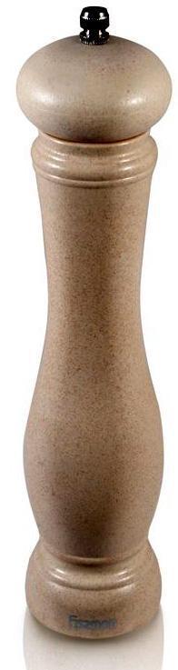 Млин для спецій (перцемолка) Fissman Spice 25х6 см, бамбуковий бежевий корпус