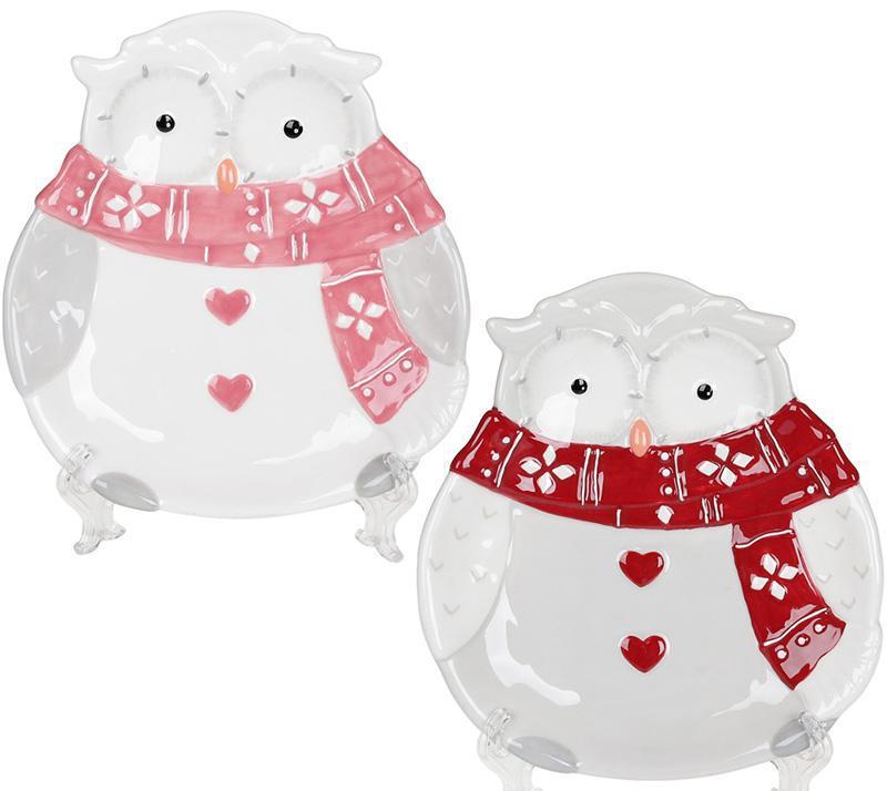 Набір 4 керамічних тарілки «Совонькін Затишок» 17.2х15.8см