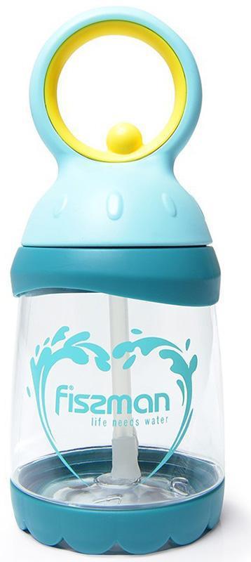 Пляшка дитяча Fissman Candy 260 мл з трубочкою, пластик