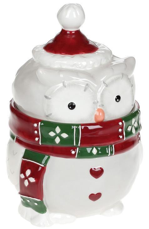 Банка керамічна «Соводушник Затишок» 750 мл, червона шапочка