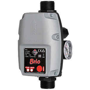 Italtecnica BRIO 2000-M – електронний прилад керування насосом з манометром