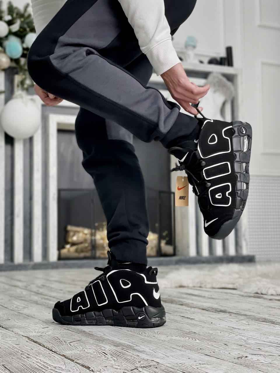Кросівки чоловічі чорні Nike Air Max Uptempo (02226)