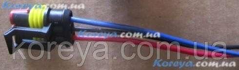 Автомобільний роз'єм герметичний гніздовий 3 контактний для датчика швидкості Ланос Авео.Лачетті, фото 1