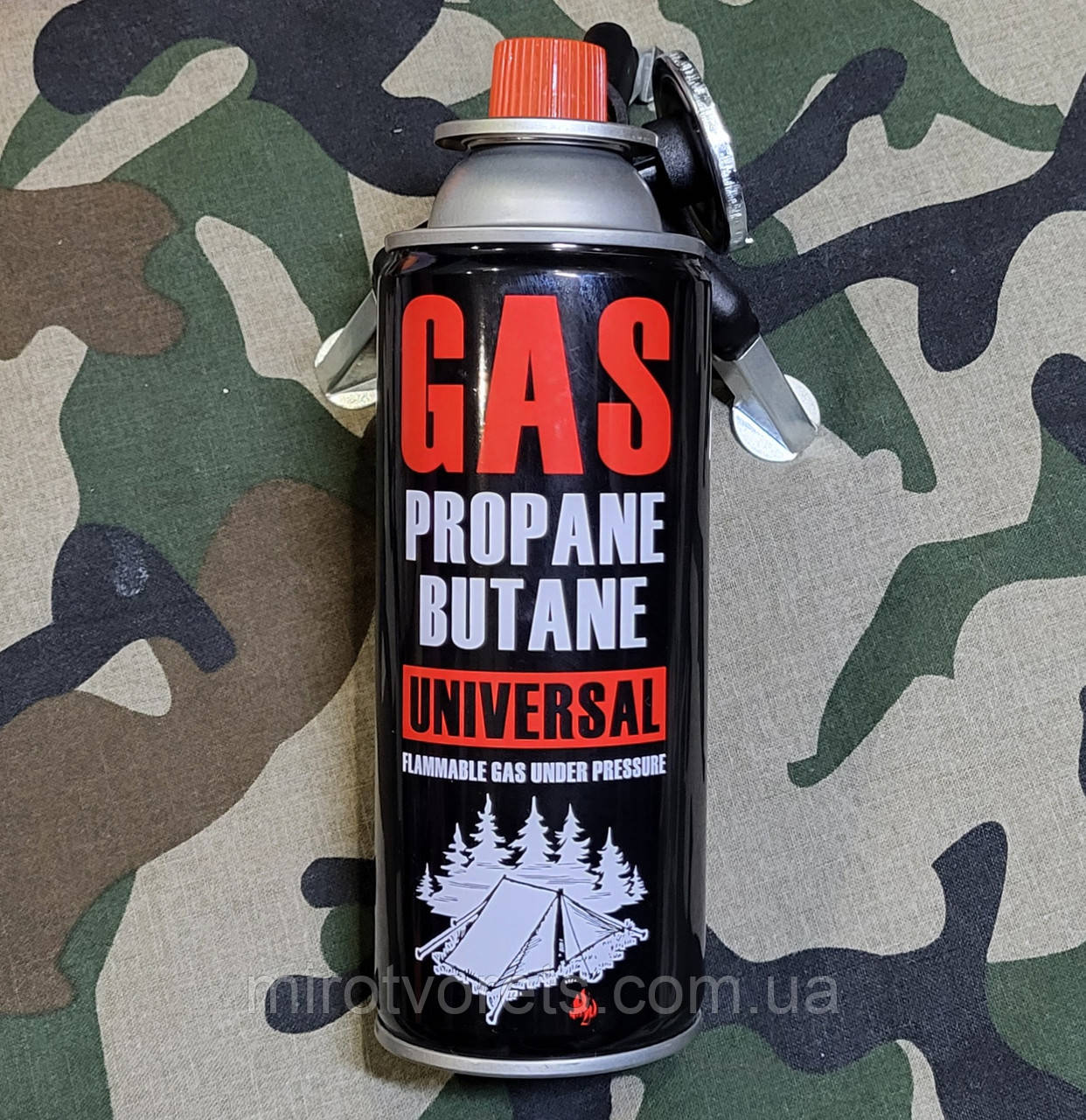 Балон газовий Universal, газ пропан\бутан, цанговий 227 г\400 мл, Україна