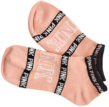 Короткі жіночі шкарпетки Pink law Персиковый