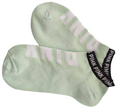 Короткі жіночі шкарпетки Pink fit Светло-салатовый