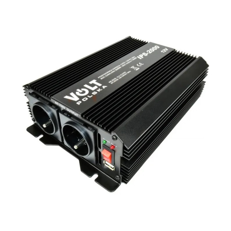 Перетворювач напруги Volt IPS-2000 12V/230V 1300/2000W, фото 1