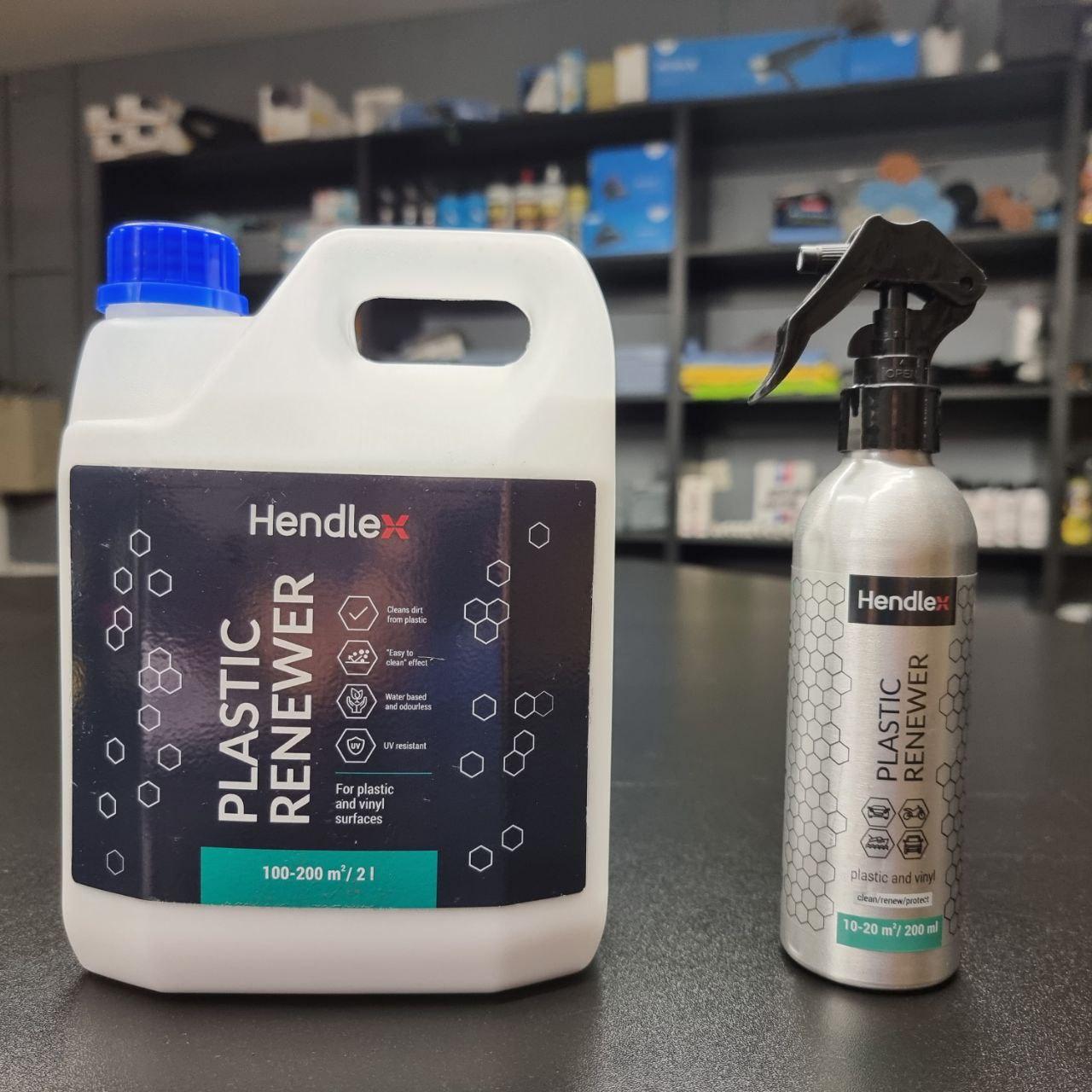 HENDLEX PLASTIC RENEWER 2000 ml восстановление пластика , винила и резины - фото 2 - id-p1700445206