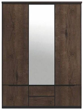 Шафа Джулі SZF2D1L2S БРВ 2070x1530x570мм Венге магія + дуб конкордія, фото 1