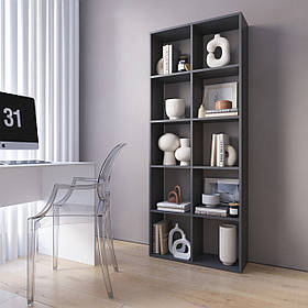 Полиця для книг, стелаж на 10 комірок M-1