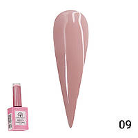 Каучук.база френч 09, Rubber Base Coat French 09 15 мл Global Fashion 8103