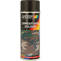 Краска (эмаль) камуфляжная Motip Camouflage Colour, 400 мл Аэрозоль Черный (9021)