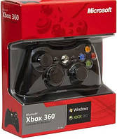 Проводной джойстик геймпад для Xbox 360 Чёрный Контроллер для Xbox и ПК провод 2 м
