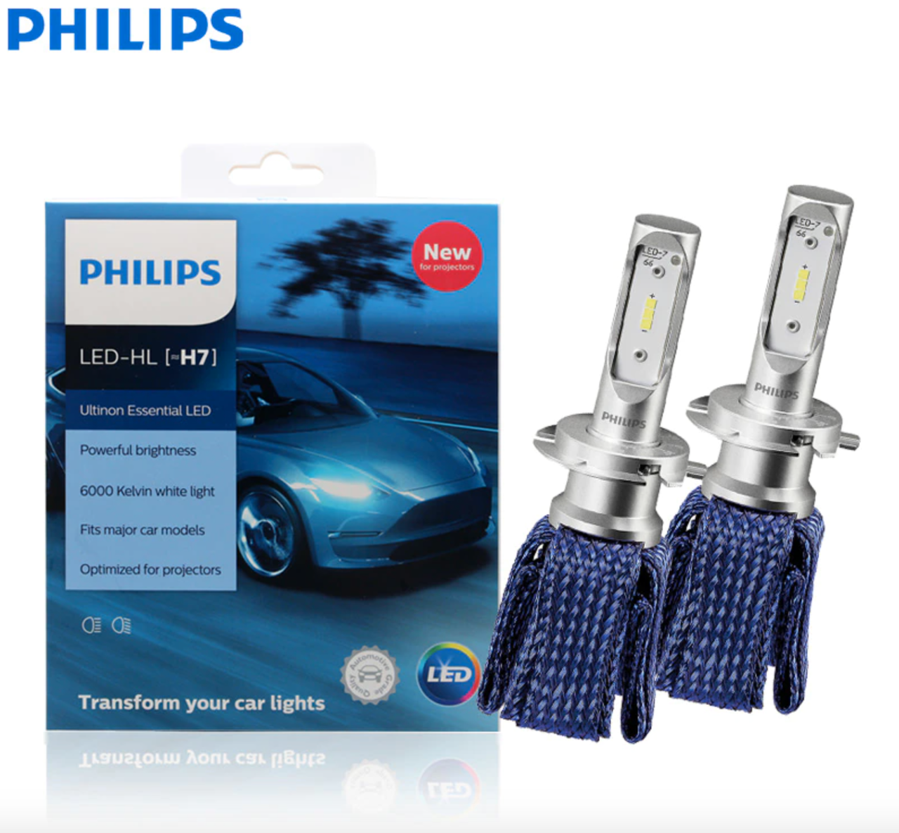 Philips LED H7 H11 6000k автомобільні лампи LED філіпс Н7 Н11  (ID#1136070531), цена: 2600 ₴, купити на