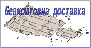 Захист двигуна,КПП,радіатора,заднього моста Lincoln МКС (2014-2018)(захист двигуна Лінкольн МКС) Кольчуга