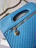 Стильна сумка блакитного кольору, фото 6