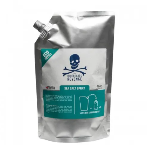 Солевой спрей для укладання волосся The BlueBeards Sea Salt Spray в упаковцы, 1000 мл (Bluebeards38)