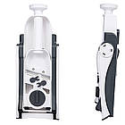 Мультислайсер для овочів, Brava Spring Slicer, Сірий / Овочерізка ручна / Кухонний слайсер для овочів, фото 8