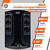 ДБЖ LP 850VA-6PS 595Вт лінійно-інтерактивний UPS 6 розеток стабілізація 145-295V LCD індикація чорний, фото 3