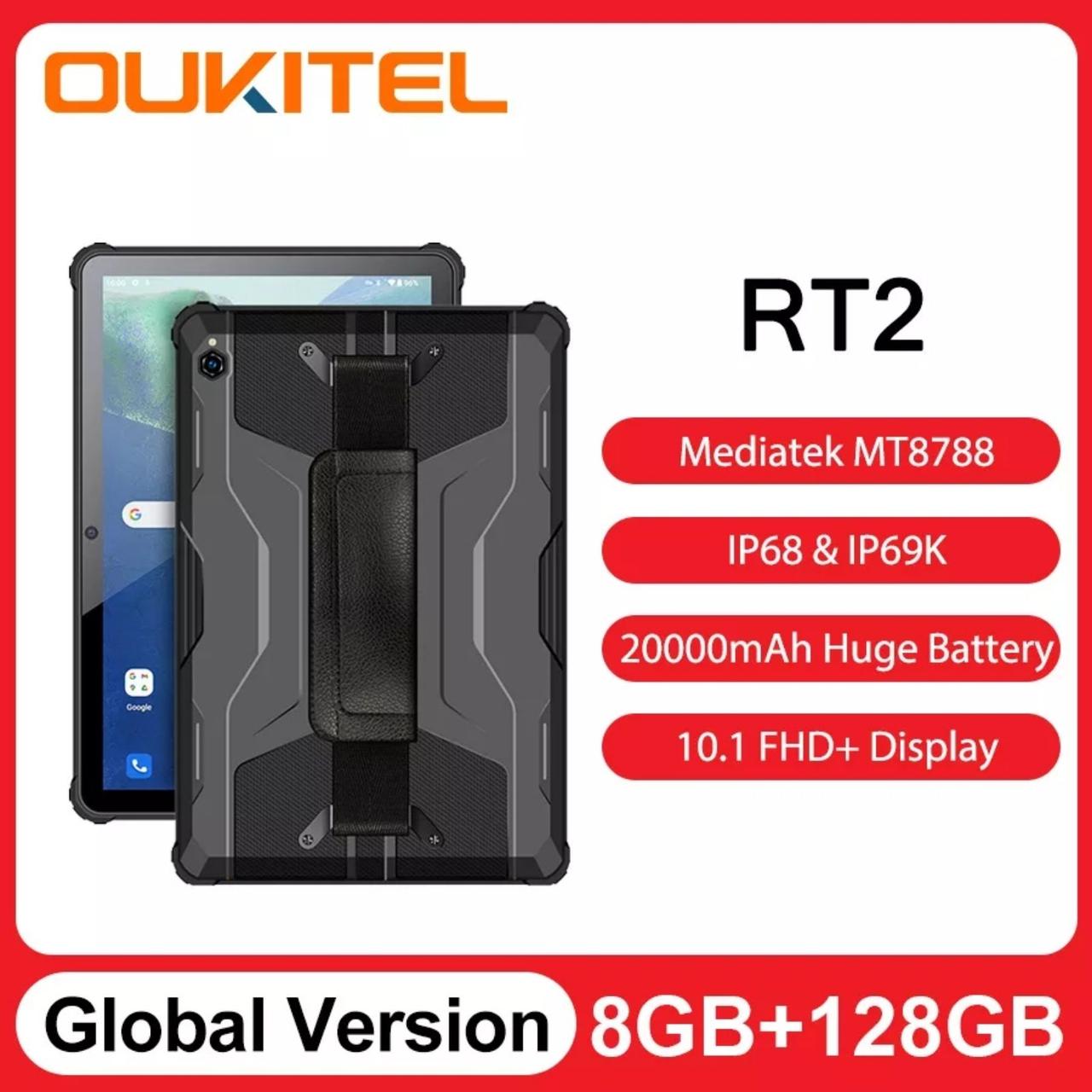 Планшет Oukitel RT2 8/128GB 4G Dual Sim 20000 мАг IP68 IP69K 10" IPS НОВИНКА!